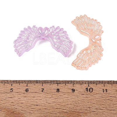 Luminous UV Plating Transparent Acrylic Beads OACR-N160-48-1