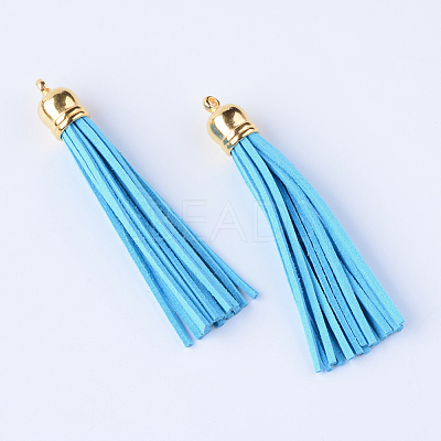 Faux Suede Tassel Pendant Decorations FIND-T003-A04-1