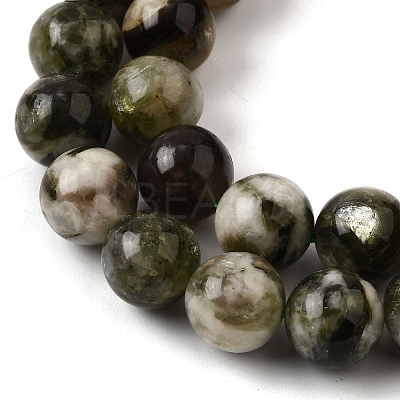 Natural Lepidolite Beads Strands G-F799-B01-11mm-1