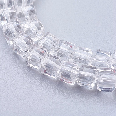 Glass Bead Strands X-GLAA-R041-4x4mm-24-1