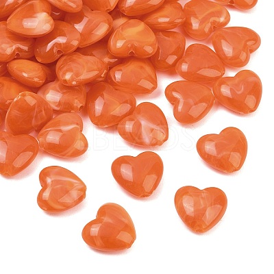 Two-tone Opaque Acrylic Beads AC-CBA8E7E-01D-1