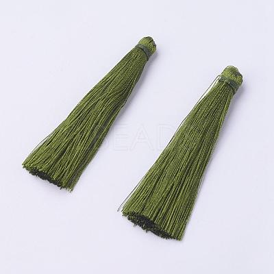 Nylon Tassel Big Pendants OCOR-P004-B06-1