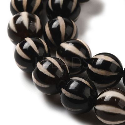 Tibetan Style dZi Beads Strands TDZI-NH0001-A01-02-1