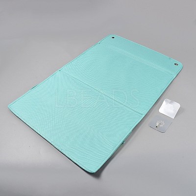 Non-woven Fabrics Mesh Hanging Jewelry Roll Storage Bags ABAG-WH200010-06A-1