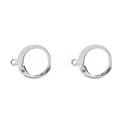 Tarnish Resistant 316L Surgical Stainless Steel Leverback Earring Findings STAS-F075-38P-1