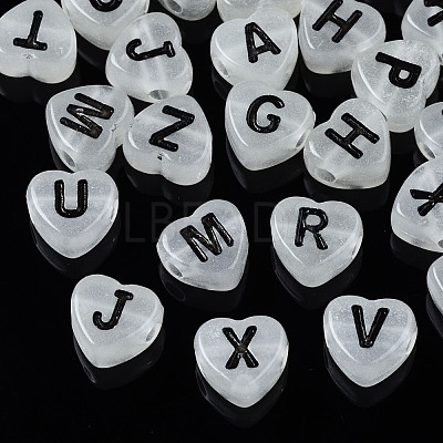 Luminous White Smoke Acrylic Beads MACR-S273-69-1