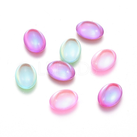 Transparent K9 Glass Cabochons GGLA-L029-04C-M02-1