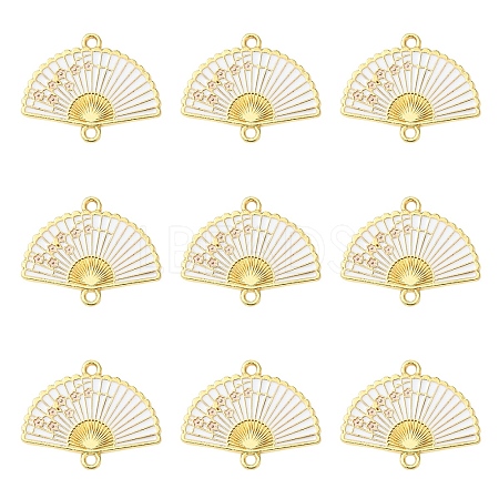 15Pcs Alloy Enamel Links Connectors ENAM-YW0006-18C-1