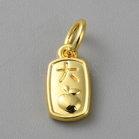 Alloy Pendants with Chinese Characters FIND-WH0159-63G-24-1