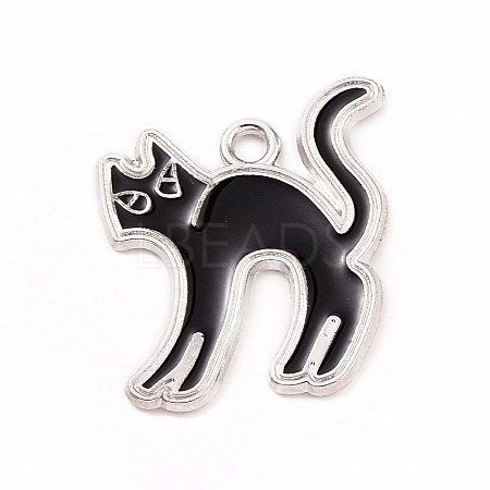 Alloy Enamel Pendants ENAM-M055-14P-1