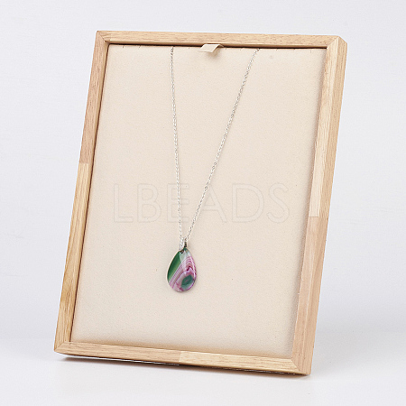 Wood Necklace Displays NDIS-E020-03-1