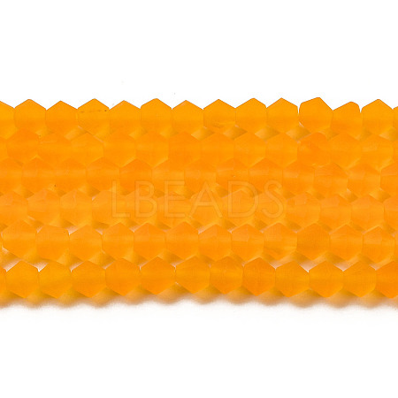 Imitate Austrian Crystal Frosted Glass Beads Strands EGLA-A039-T3mm-MD23-1