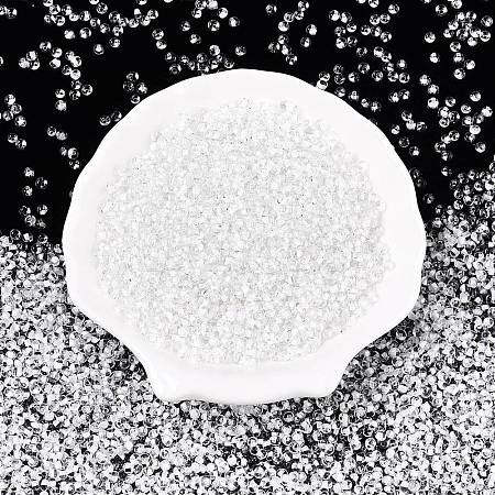 8/0 Inside Colours Transparent Glass Seed Beads X1-SEED-T007-06B-1