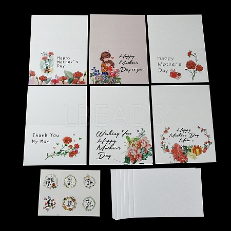 Mother's Day Gift Cards AJEW-E058-01E-1