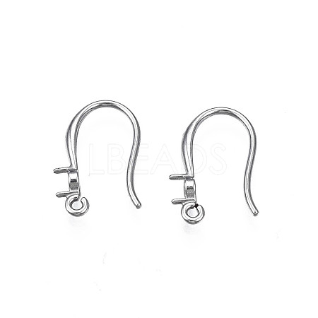 304 Stainless Steel Earring Hooks X-STAS-S057-61-1