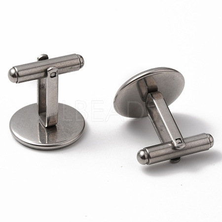304 Stainless Steel Cuff Buttons STAS-L262-39F-P-1