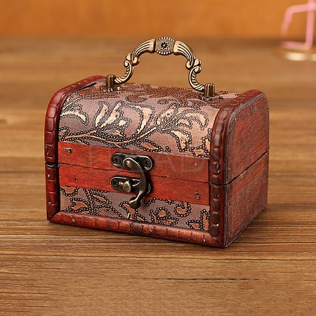 Wooden Portable Storage Boxes WOCR-PW0001-060A-1