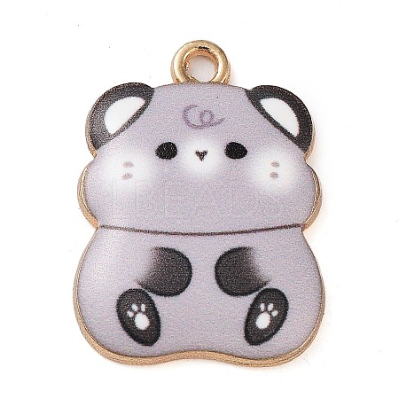 Rack Plating Alloy Enamel Pendants FIND-Q099-13G-01-1