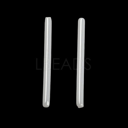 Hypoallergenic Bioceramics Zirconia Ceramic Straight Bar Stud Earrings AJEW-Z014-05B-1