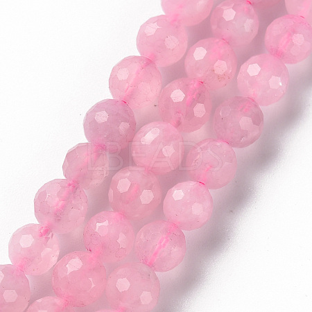 Natural Rose Quartz Beads Strands G-S362-106D-1