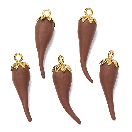 Handmade Polymer Clay Pendants CLAY-C008-02G-1