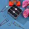 DIY Rainbow Color Blank Dome Link Bracelet Making Kit DIY-SZ0009-08-5