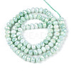 Anti-Tarnish Electroplate Rondelle Glass Beads Strands EGLA-T021-6mm-17-06-2