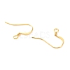 Brass Earring Hooks KK-F824-015B-G-2
