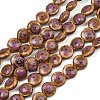 Vintage Style Glazed Porcelain Beads PORC-B002-12-02-1
