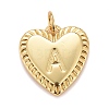 Rack Plating Real 18K Gold Plated Brass Pendants KK-E260-01G-A-1