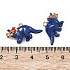 304 Stainless Steel Enamel Pendants STAS-A139-02B-G-3