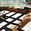 2Pcs 2 Styles Steel Weaving Comb for Loom AJEW-GA0010-41-4