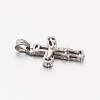 Easter Theme Fashion New 201 Stainless Steel Crucifix Cross Pendants STAS-F010-18-3