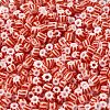 6/0 Opaque Colours Seep Glass Seed Beads X-SEED-F003-04A-14-3