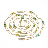 Handmade Brass Paperclip Chains CHC-H102-08G-3