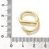 Rack Plating Brass Spring Gate Rings KK-Z086-53G-01-3