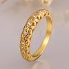 Classic Real 18K Gold Plated Brass Cubic Zirconia Finger Rings RJEW-BB08172-8G-3