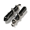 Natural Obsidian Pointed Big Pendants G-F766-07AS-08-2