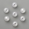 ABS Plastic Imitation Pearl Ball Beads X-MACR-A004-8mm-01-2