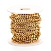 PVD Vacuum Plating 304 Stainless Steel Cuban Link Chains CHS-K016-02B-G-2