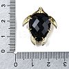 Natural Obsidian Pendants G-U019-02G-09-3
