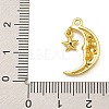 Rack Plating Brass Micro Pave Cubic Zirconia Pendants KK-U035-03G-3