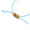 Adjustable Braided Waxed Cord Macrame Pouch Necklace Making NJEW-I243-A02-4