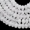 Dyed Natural White Jade Beads Strands G-G107-A35-01-4