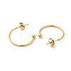 304 Stainless Steel Stud Earring X-EJEW-H134-02C-G-2
