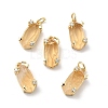 Faceted Natural Citrine Pendants KK-Z137-14G-02-1