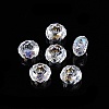 Transparent Glass European Beads GPDL-N005-D14mm-A01-1