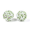 Handmade Polymer Clay Rhinestone and Resin Beads CLAY-T022-01B-3