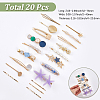 Zinc Alloy Alligator Hair Clips PHAR-SP0001-07-2