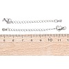 304 Stainless Steel Curb Chain Extender STAS-G383-06P-3